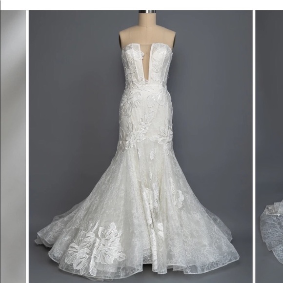 Brand new never worn wedding dress - Picture 3 of 4